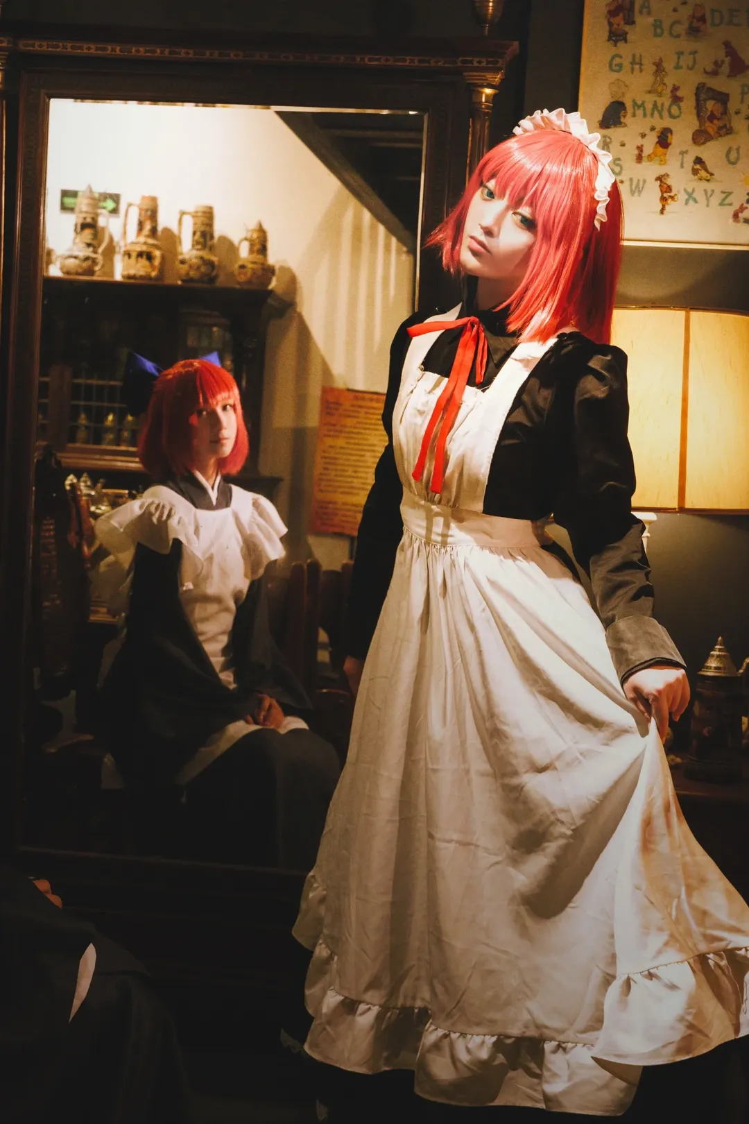 复古风, 双人cosplay, 月姬, 巫净琥珀cos, 巫净翡翠cos - 第11张