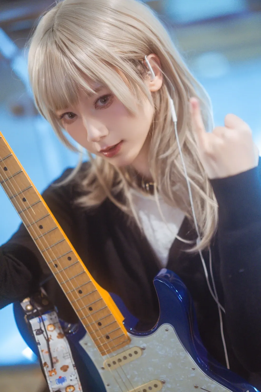 黑丝穿搭, Girls Band Cry, 河原木桃香cos, 摇滚是种态度, 川崎圣地巡礼 - 第1张