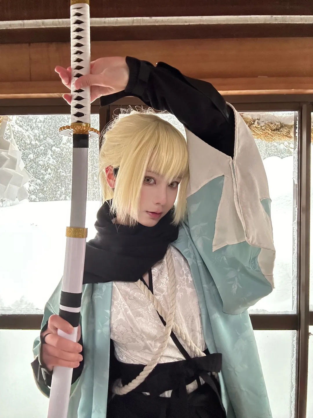 Fate/Grand Order, 沖田総司 コスプレ, 雪景色コスプレ, 沖田総司 霊衣, 戸隠神社