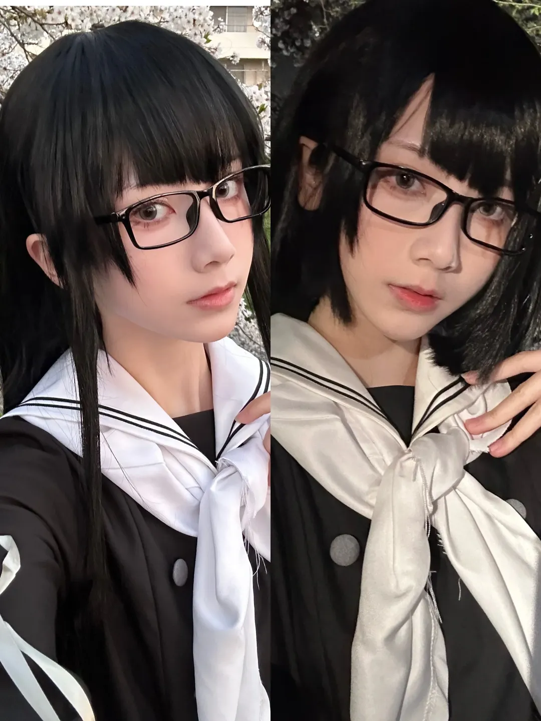 Fate/Grand Order, 樱花, 水手服, 黑丝, 黑姬cos - 第1张