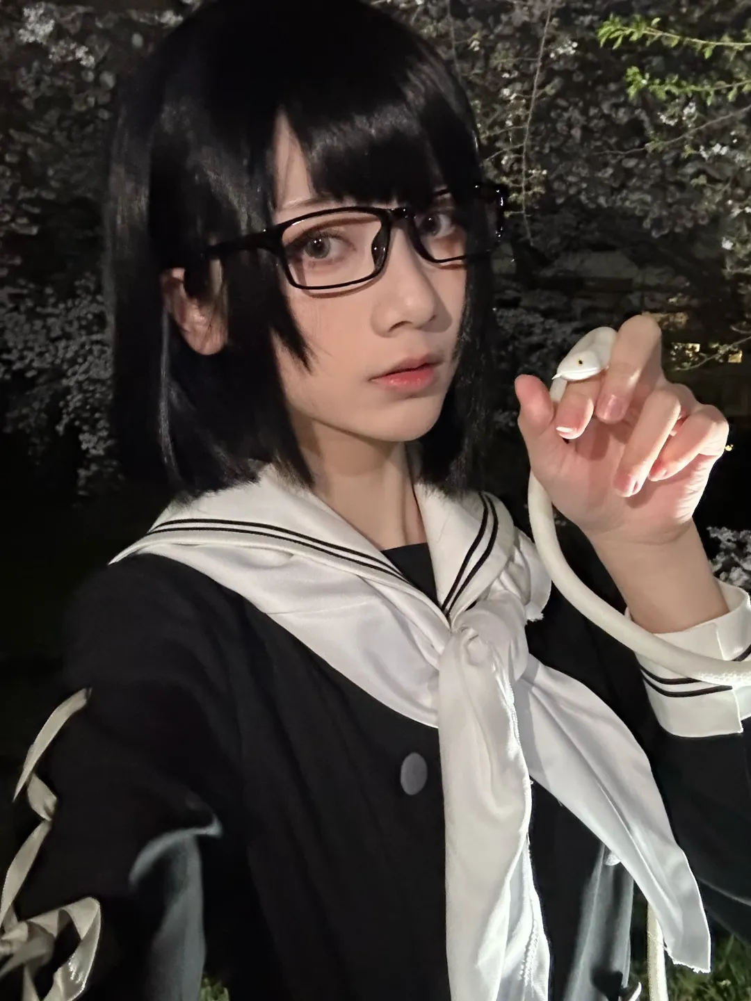 Fate/Grand Order, 樱花, 水手服, 黑丝, 黑姬cos - 第4张