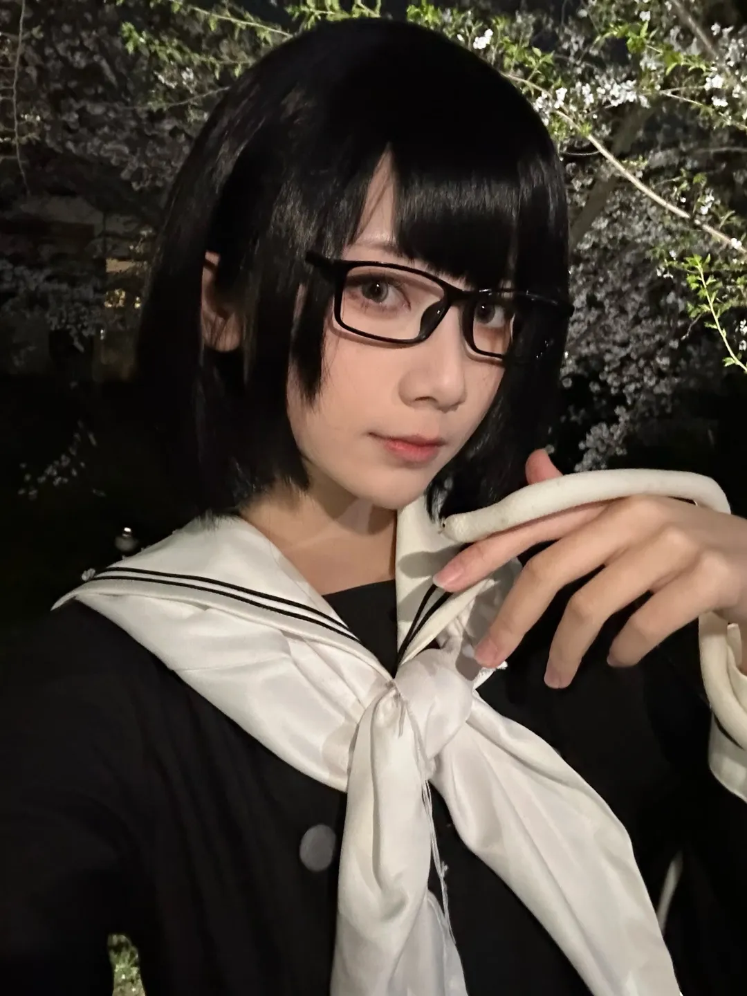 Fate/Grand Order, 樱花, 水手服, 黑丝, 黑姬cos - 第5张