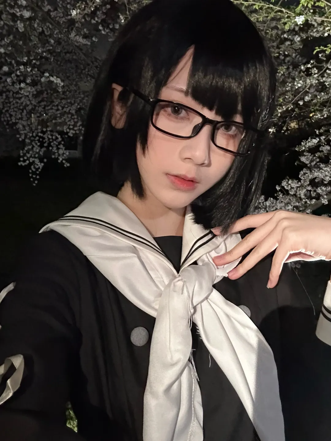 Fate/Grand Order, 樱花, 水手服, 黑丝, 黑姬cos - 第6张