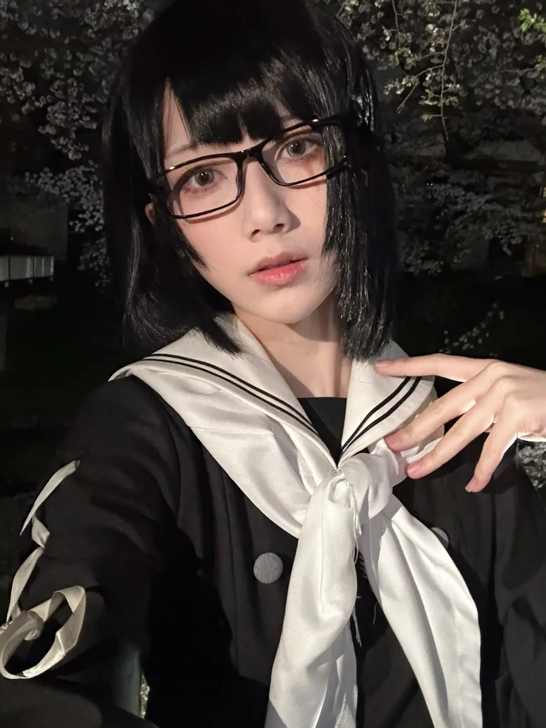 Fate/Grand Order, 樱花, 水手服, 黑丝, 黑姬cos - 第7张