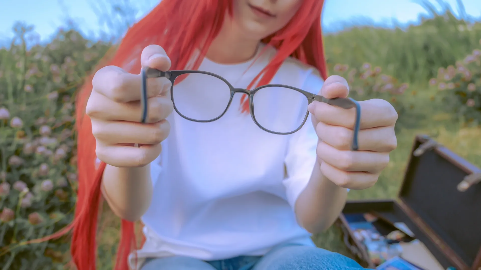 户外写真, cosplay摄影, 月姬, 红发, 苍崎青子cos - 第3张