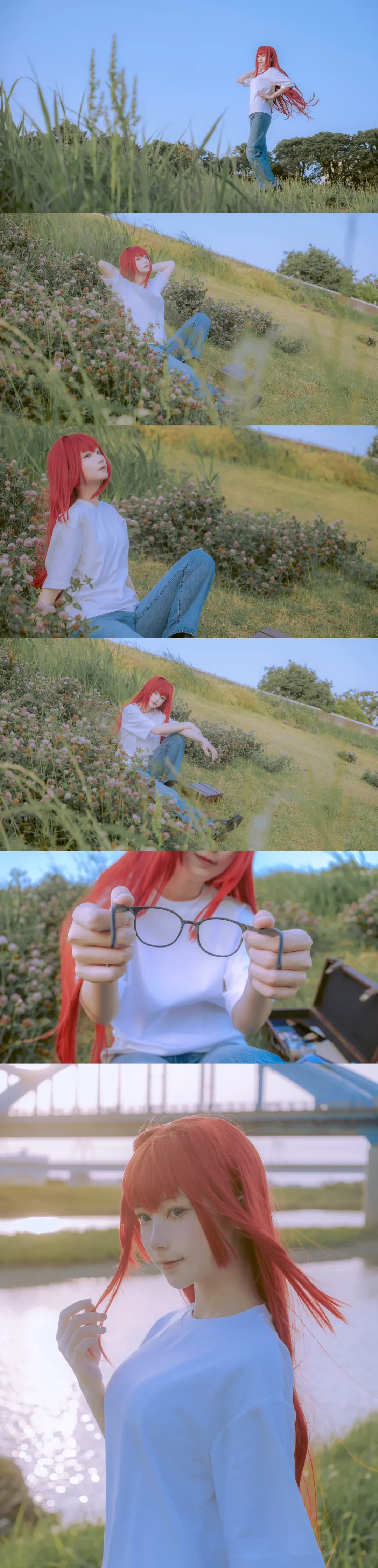 户外写真, cosplay摄影, 月姬, 红发, 苍崎青子cos - 第4张
