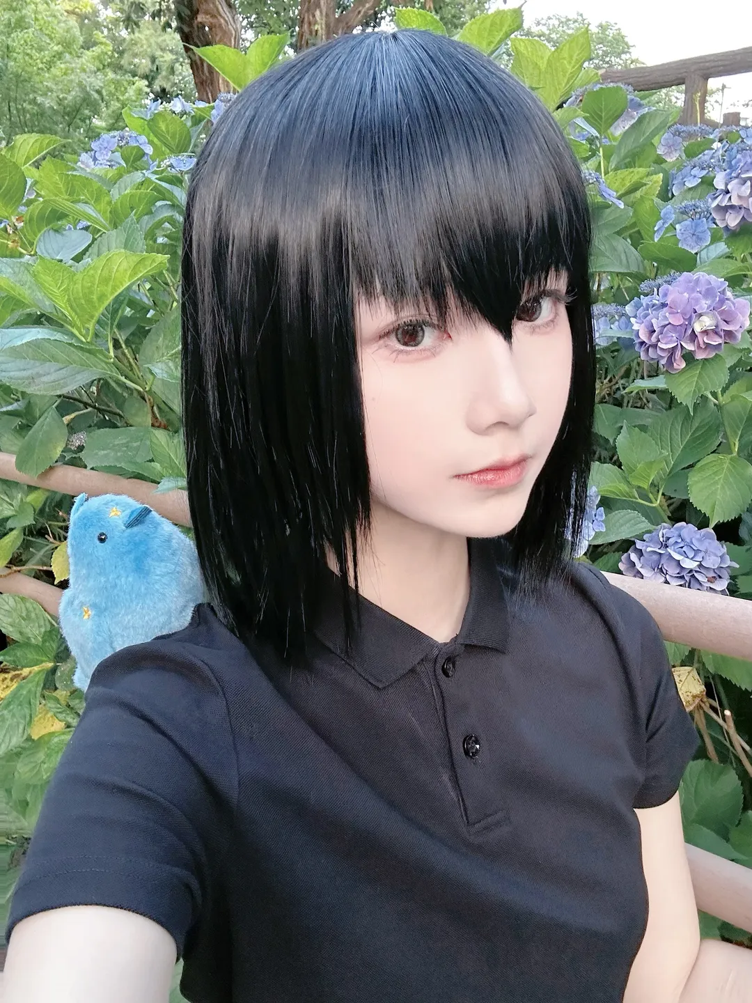 fgo, 夏日cos, 绣球花外景, 魔法使之夜, 久远寺有珠cos - 第2张