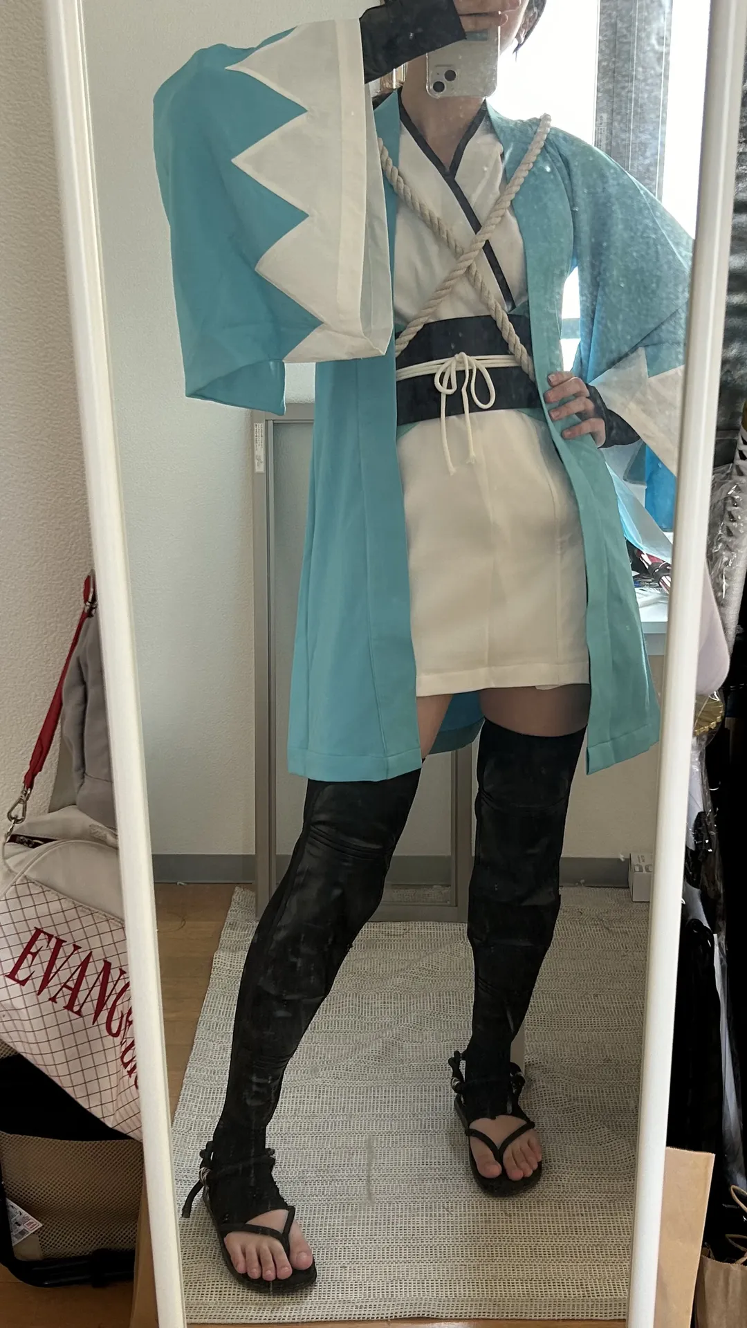 Fate/Grand Order, 冲田总司cos, cosplay日常, 苍崎青子cos, 过膝袜cos - 第2张