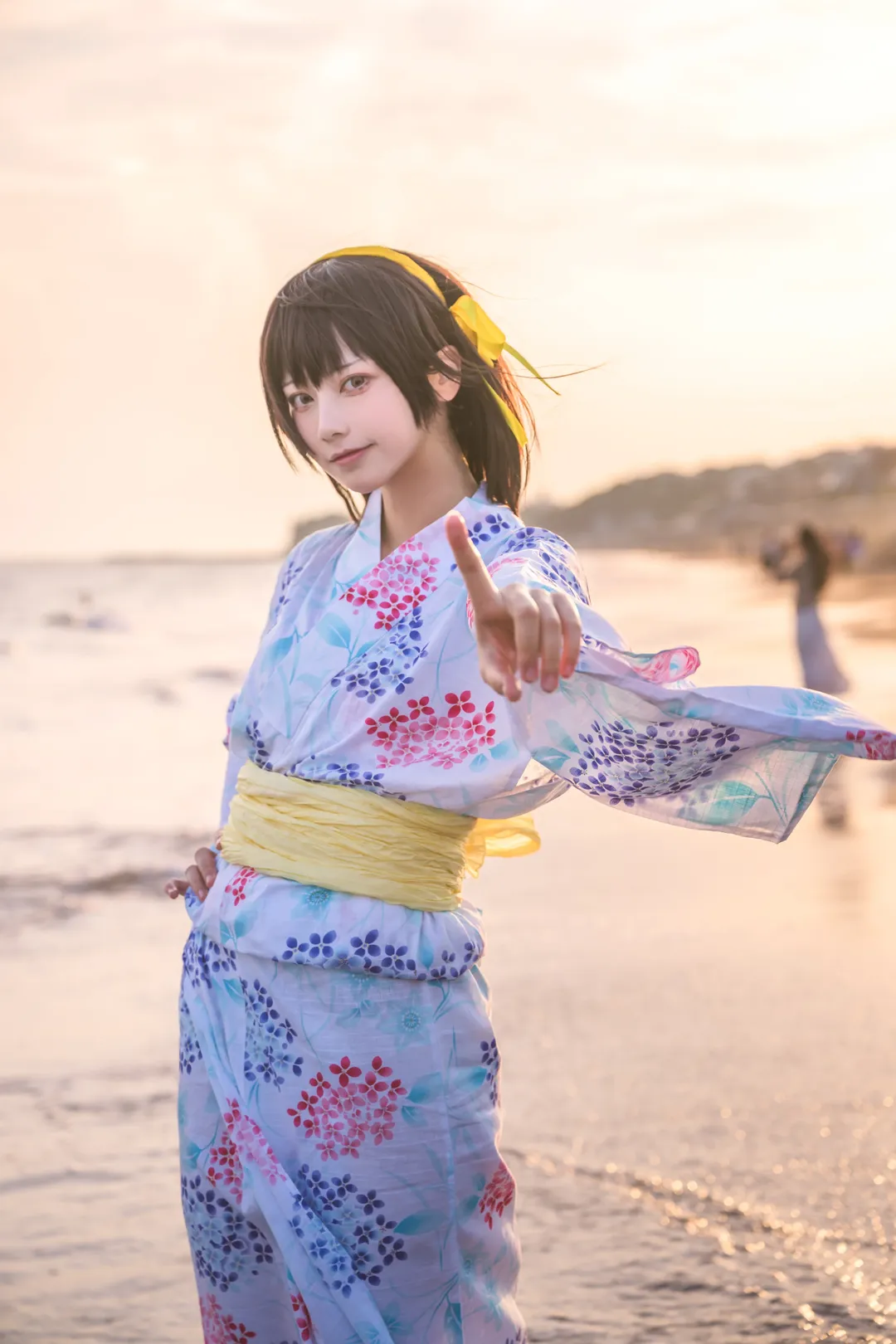 二次元cosplay, 夏日寫真, 涼宮春日cos, 涼宮春日的憂鬱, 浴衣cos - 第13張