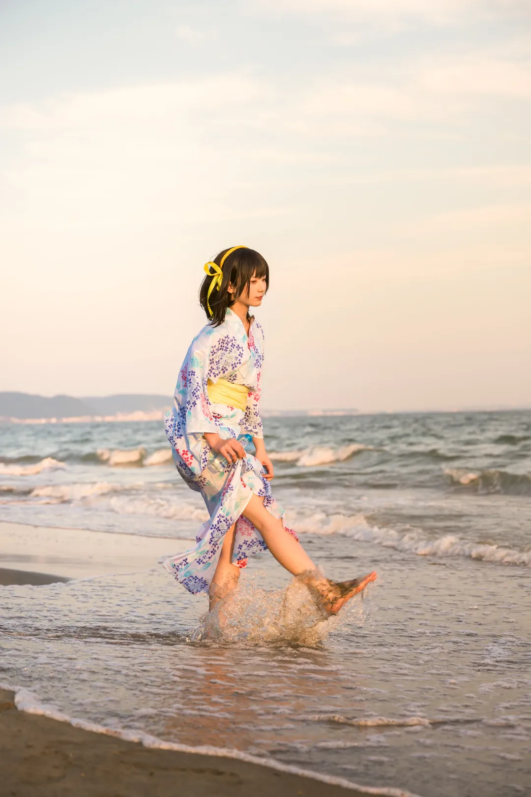 二次元cosplay, 夏日寫真, 涼宮春日cos, 涼宮春日的憂鬱, 浴衣cos - 第14張