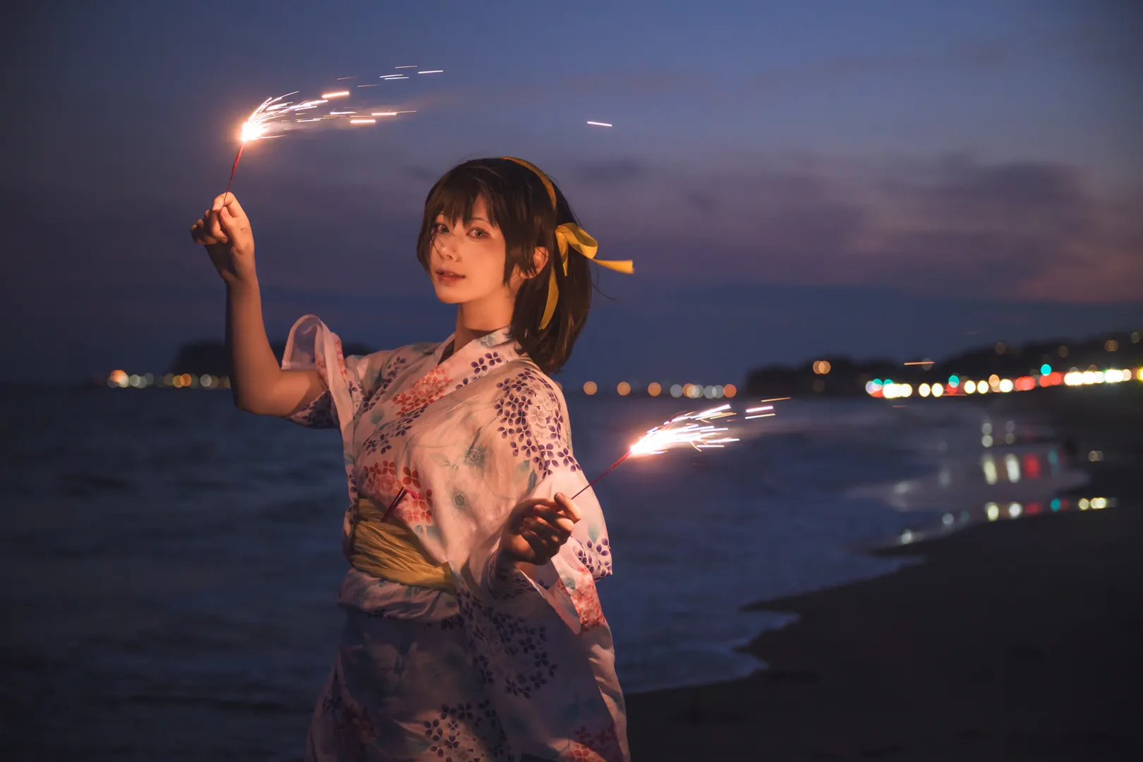 二次元cosplay, 夏日寫真, 涼宮春日cos, 涼宮春日的憂鬱, 浴衣cos - 第16張