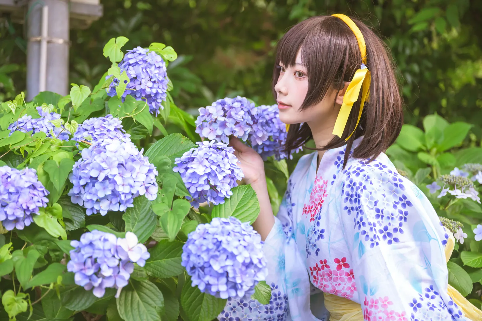 二次元cosplay, 夏日寫真, 涼宮春日cos, 涼宮春日的憂鬱, 浴衣cos - 第6張