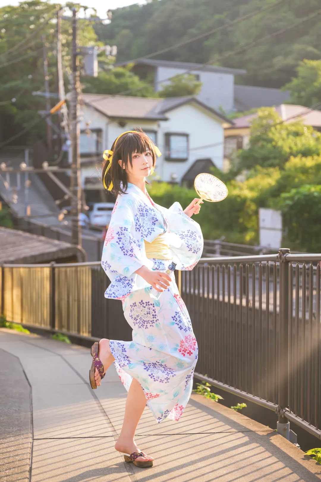 二次元cosplay, 夏日寫真, 涼宮春日cos, 涼宮春日的憂鬱, 浴衣cos - 第9張