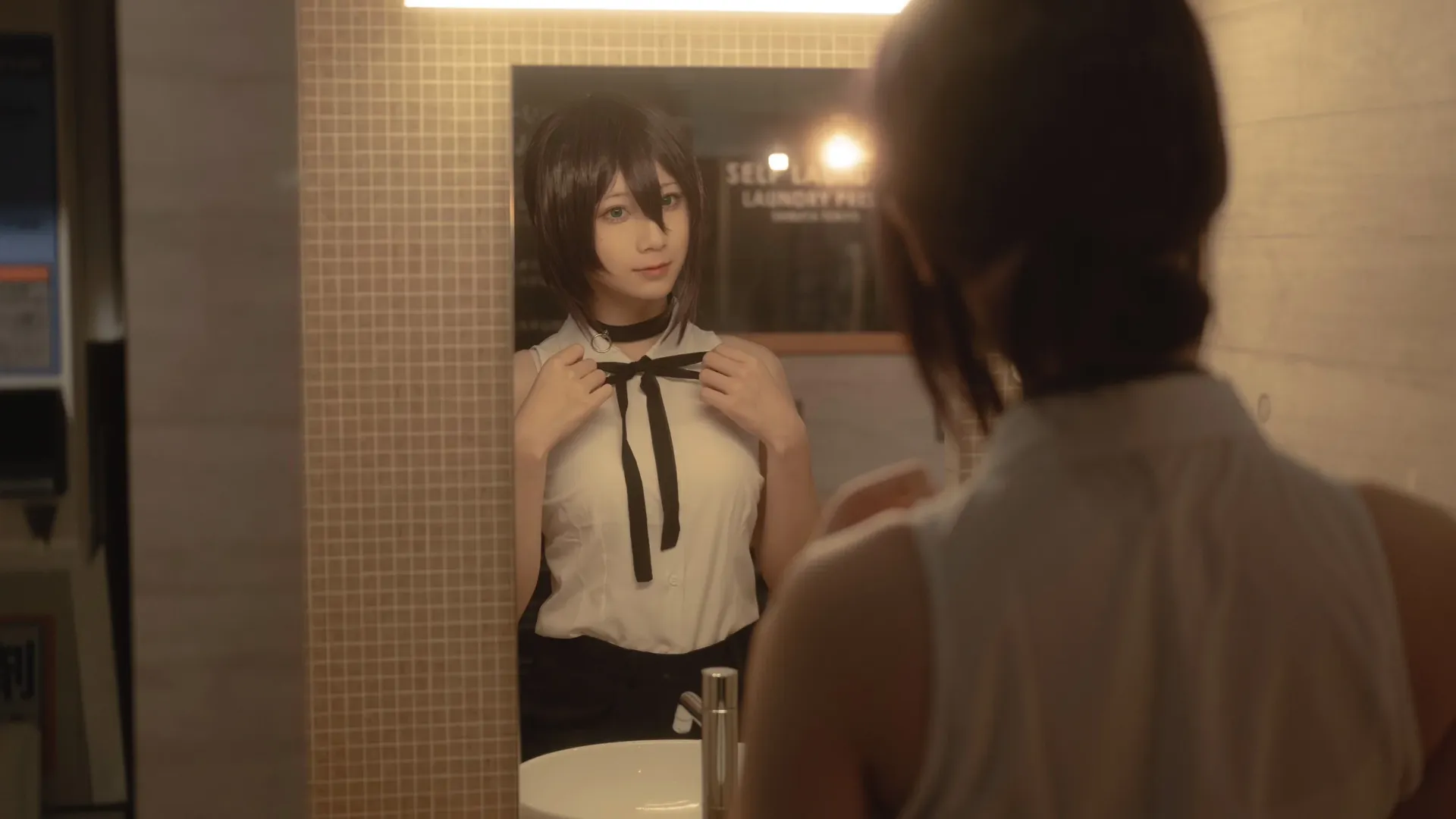 cosplay, 电锯人, 黑丝穿搭, 蕾赛cos, 电锯人蕾赛篇 - 第4张