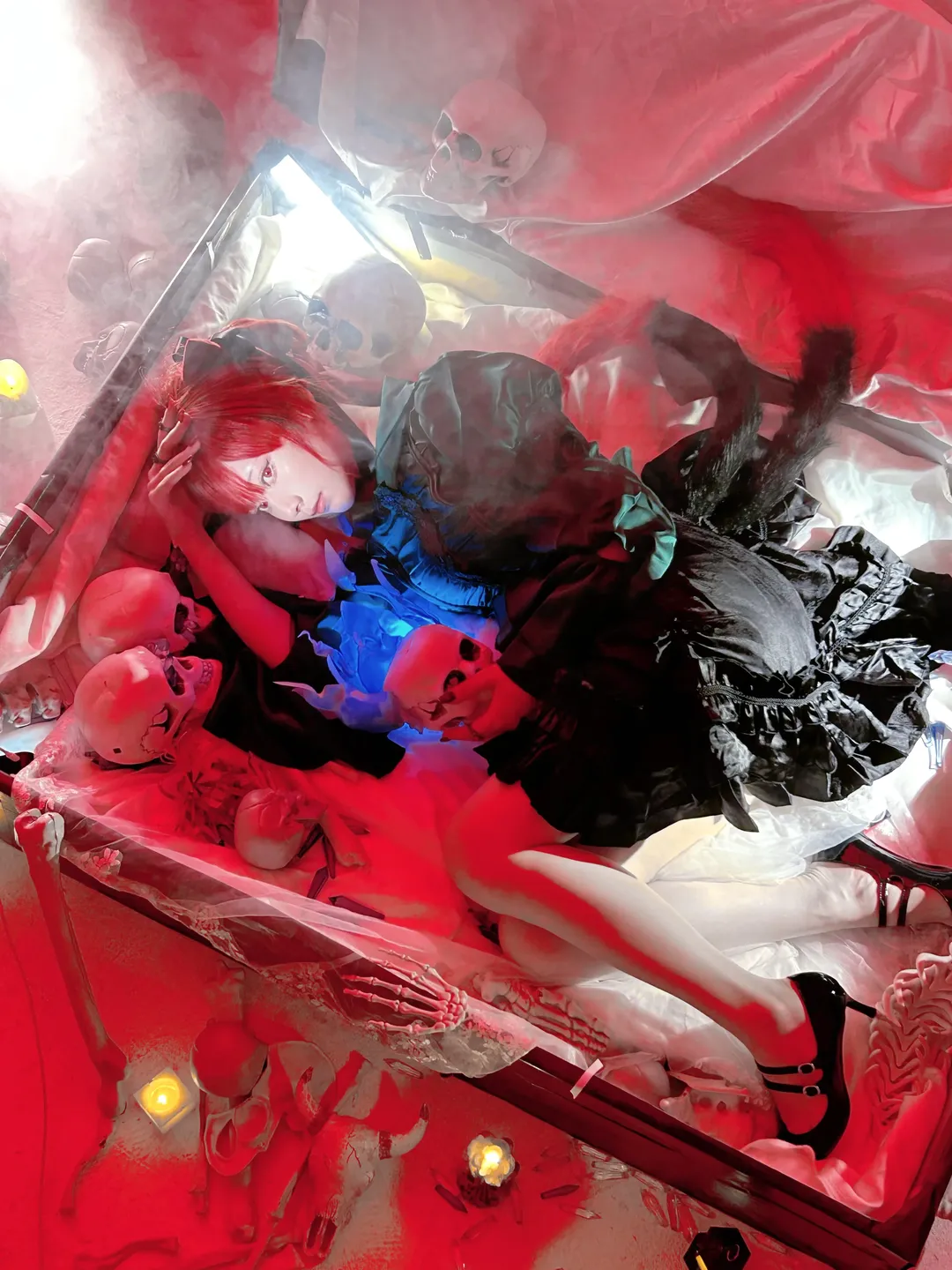 东方Project, 火焰猫燐cos, 暗黑哥特, 死体旅行, 宝石水晶 - 第1张