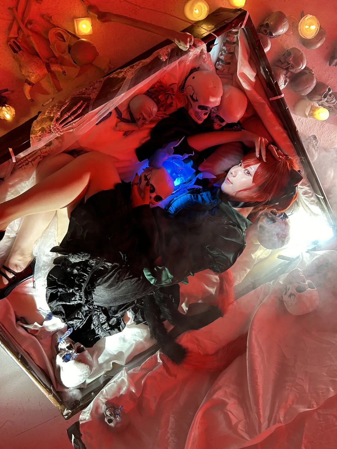 东方Project, 火焰猫燐cos, 暗黑哥特, 死体旅行, 宝石水晶