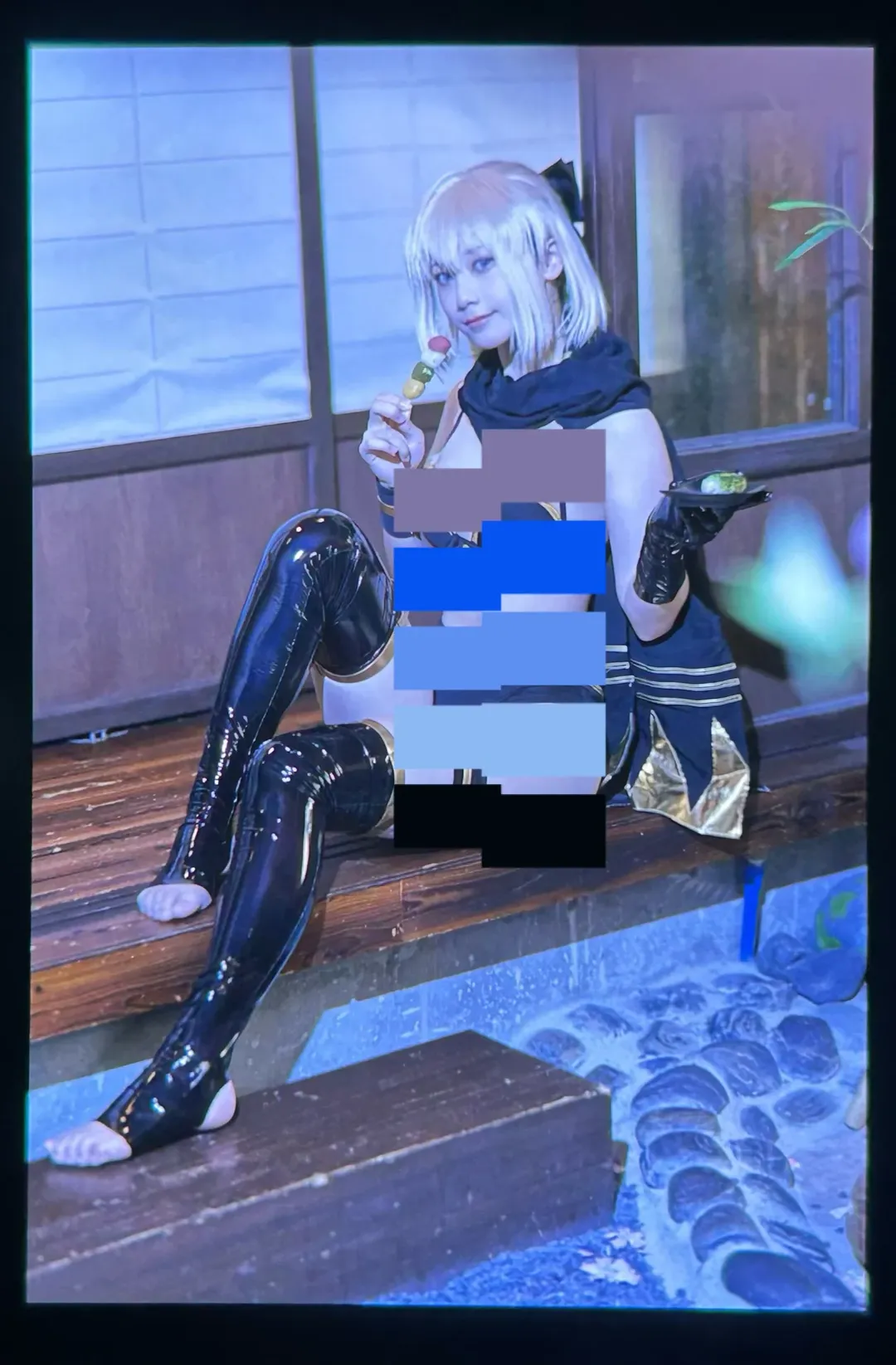 Fate/Grand Order, 和風攝影, 沖田總司cos, 黑絲, 泳裝靈基 - 第4張