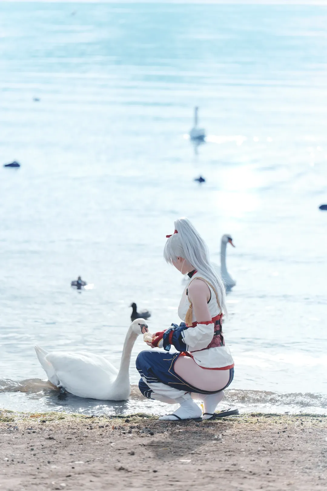 cosplay, FGO, 外景摄影, 巴御前cos, 白纱元素 - 第8张