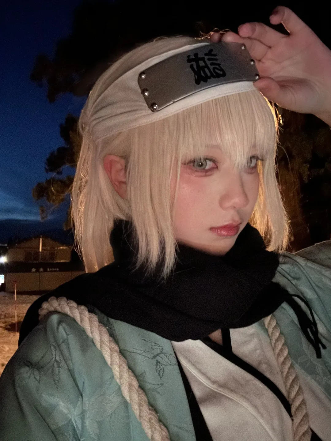 Fate/Grand Order, 冲田总司cos, 和风cosplay, 武士刀, 雪地写真 - 第4张