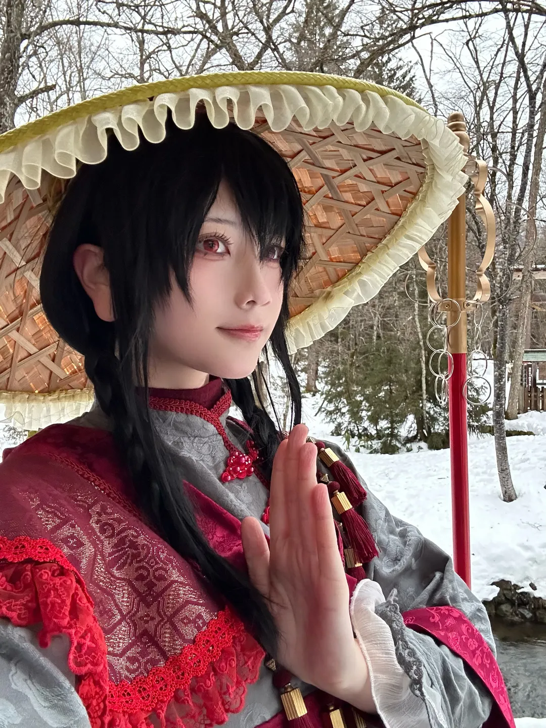 东方project, 户外摄影, 矢田寺成美cos, 长野旅行, 冬季雪景