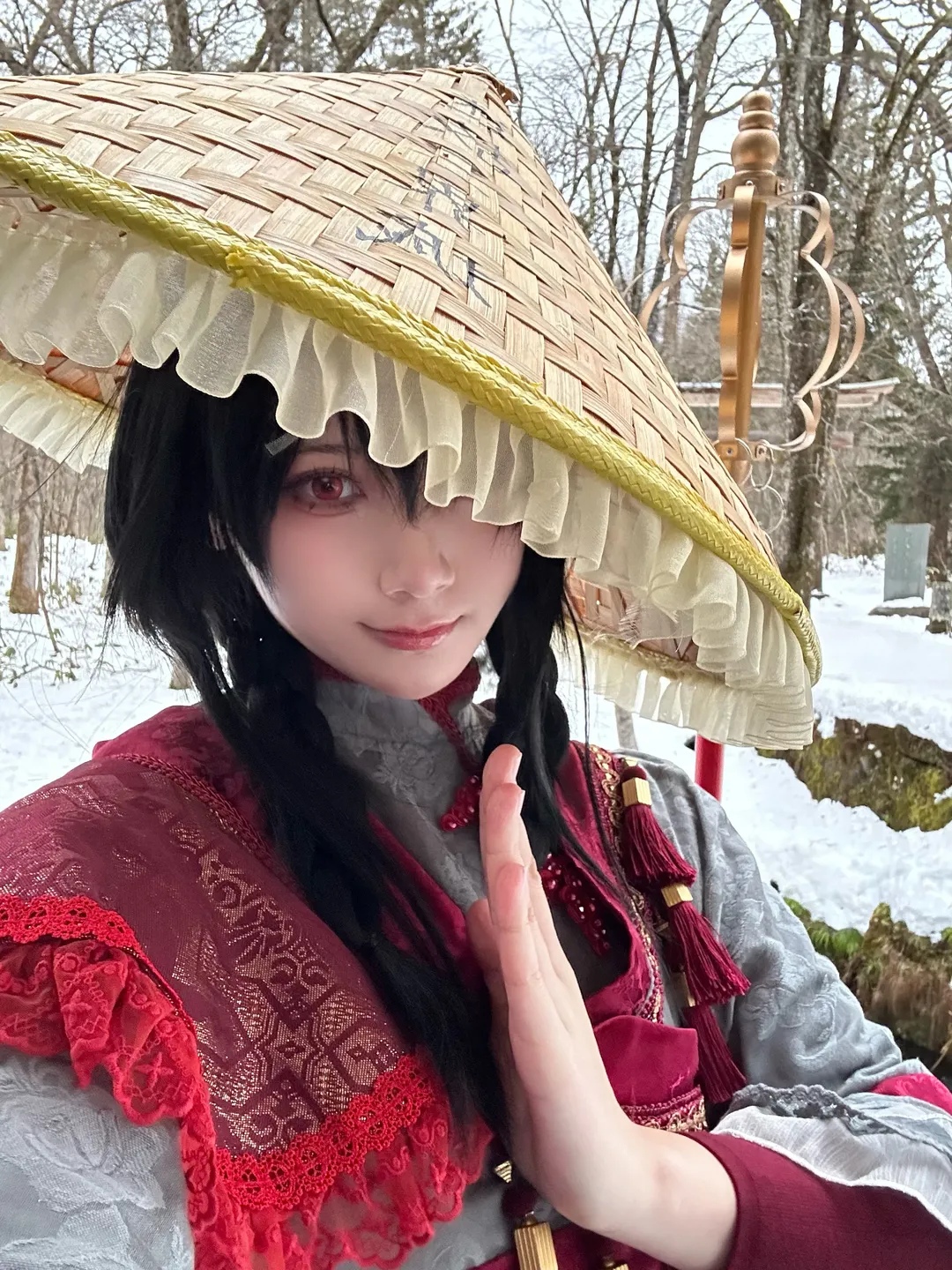 东方project, 户外摄影, 矢田寺成美cos, 长野旅行, 冬季雪景 - 第2张