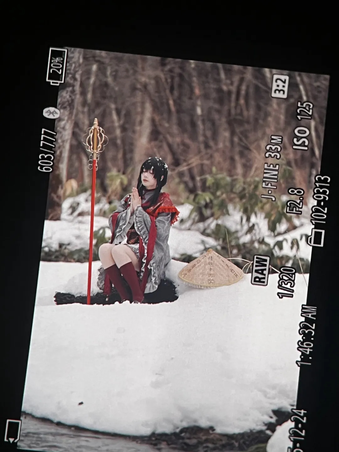 东方project, 户外摄影, 矢田寺成美cos, 长野旅行, 冬季雪景 - 第7张