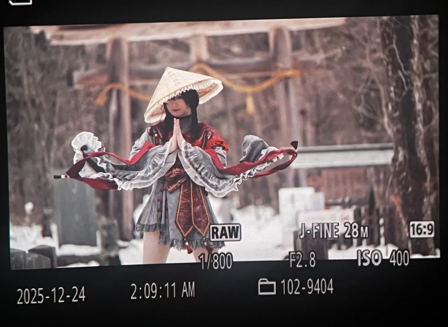 东方project, 户外摄影, 矢田寺成美cos, 长野旅行, 冬季雪景 - 第8张