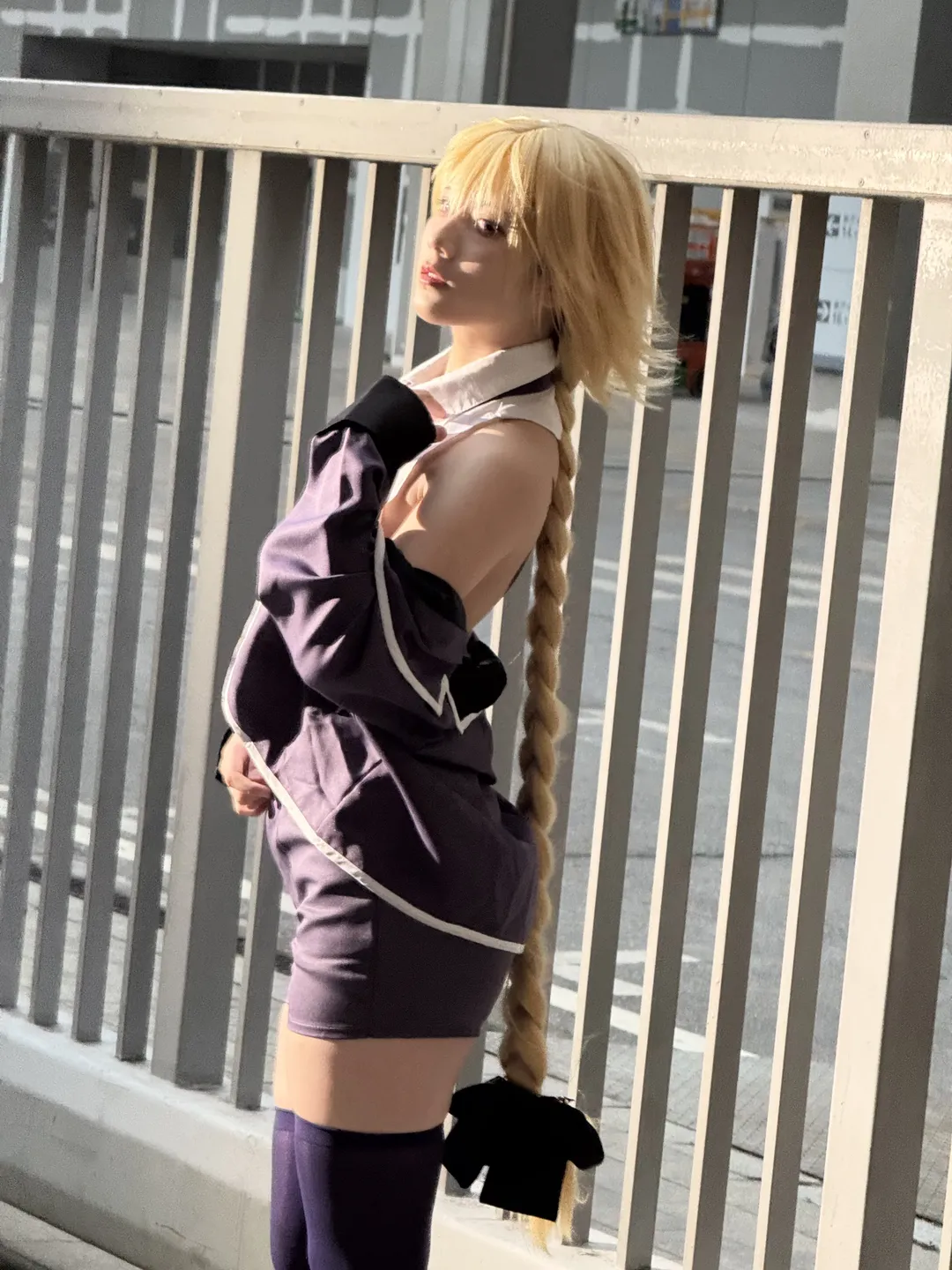 イベント撮影, Fate/Grand Order, オーバーニーソックス, ジャンヌ・ダルク コスプレ, ジャンヌ・ダルク - 13枚目