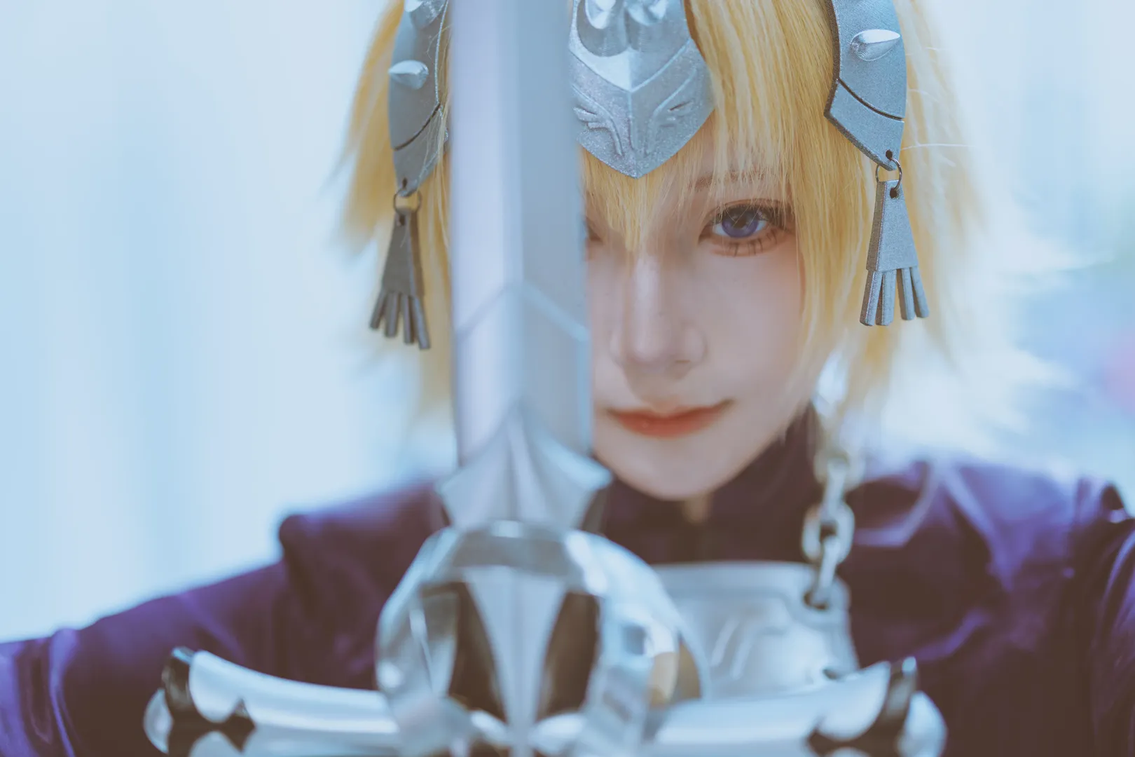 イベント撮影, Fate/Grand Order, オーバーニーソックス, ジャンヌ・ダルク コスプレ, ジャンヌ・ダルク - 2枚目