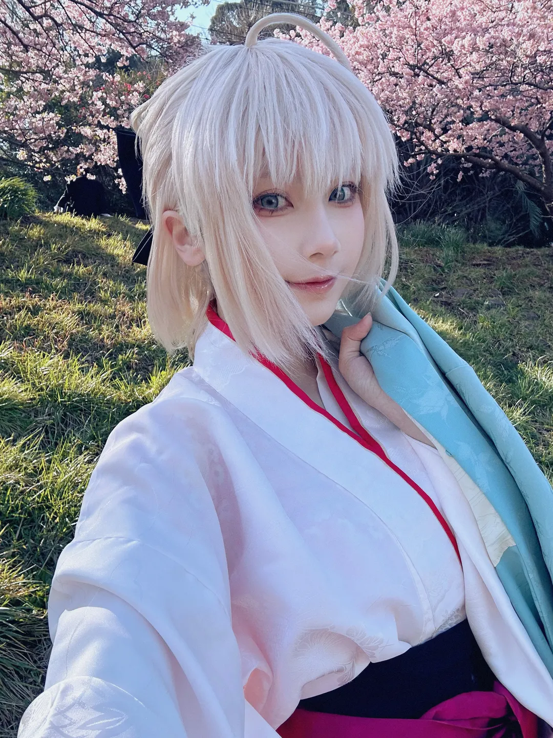 cosplay, 冲田总司cos, fgo, 和风少女, 春日摄影 - 第2张