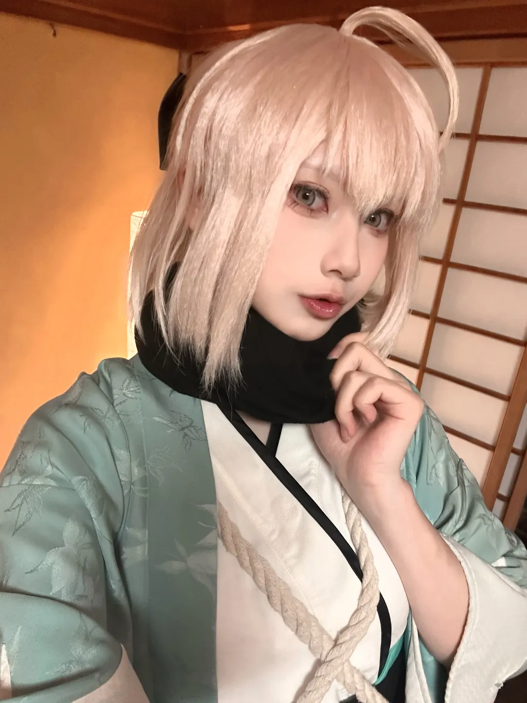 cosplay, 冲田总司cos, fgo, 和风少女, 春日摄影 - 第8张