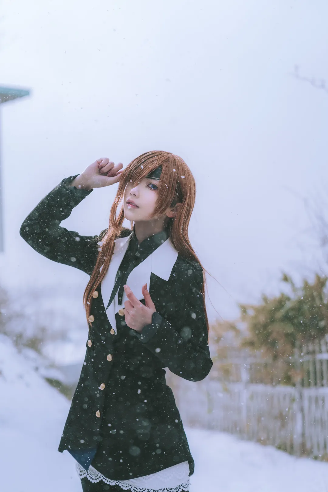 Fate/Grand Order, 雰囲気コス, 雪景色コスプレ, オフェリア・ファムルソローネのコスプレ, 墓地撮影