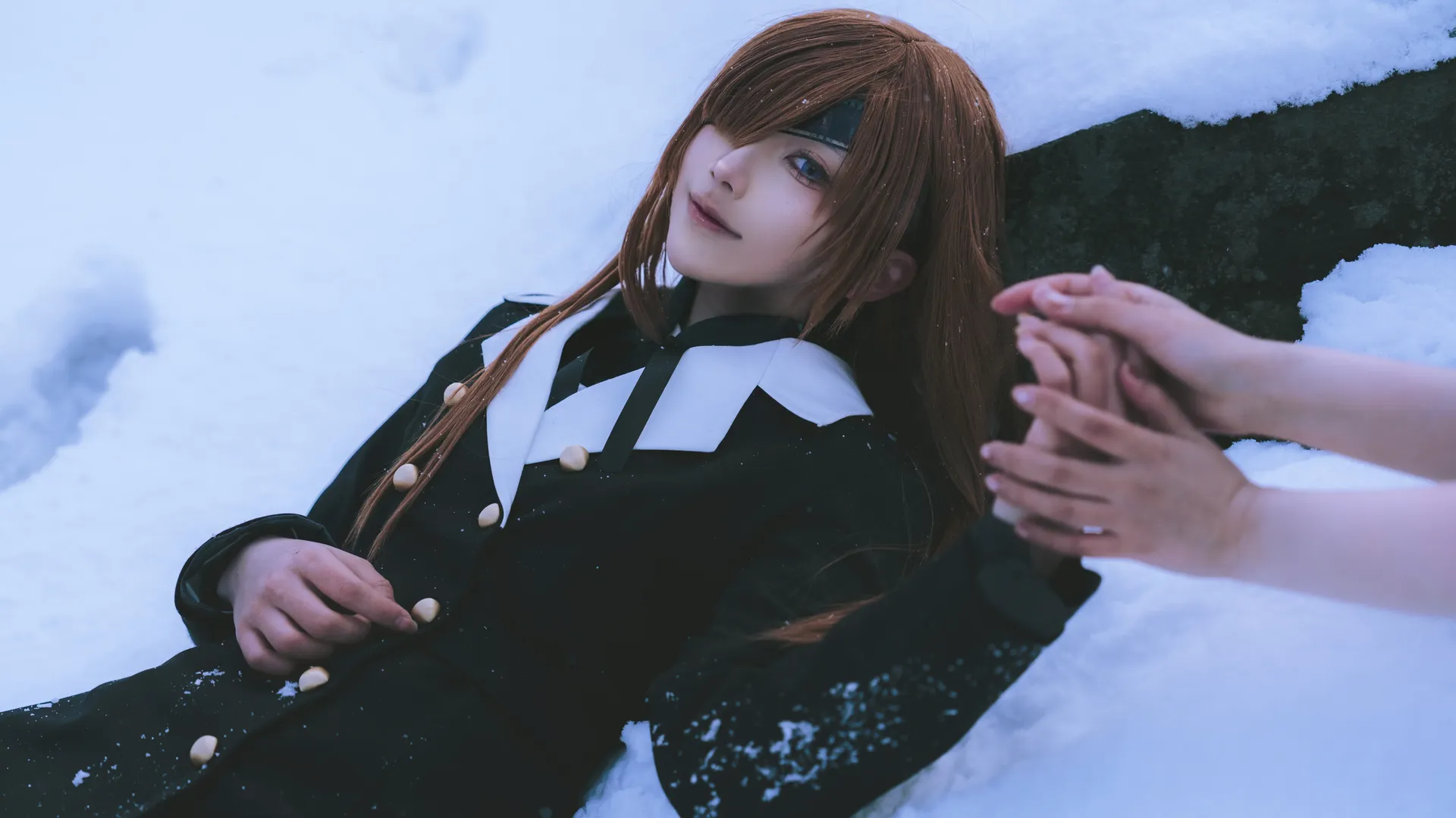 Fate/Grand Order, 雪景cosplay, FGOcos, 奥菲莉亚·法姆索罗涅cos, 冬装摄影
