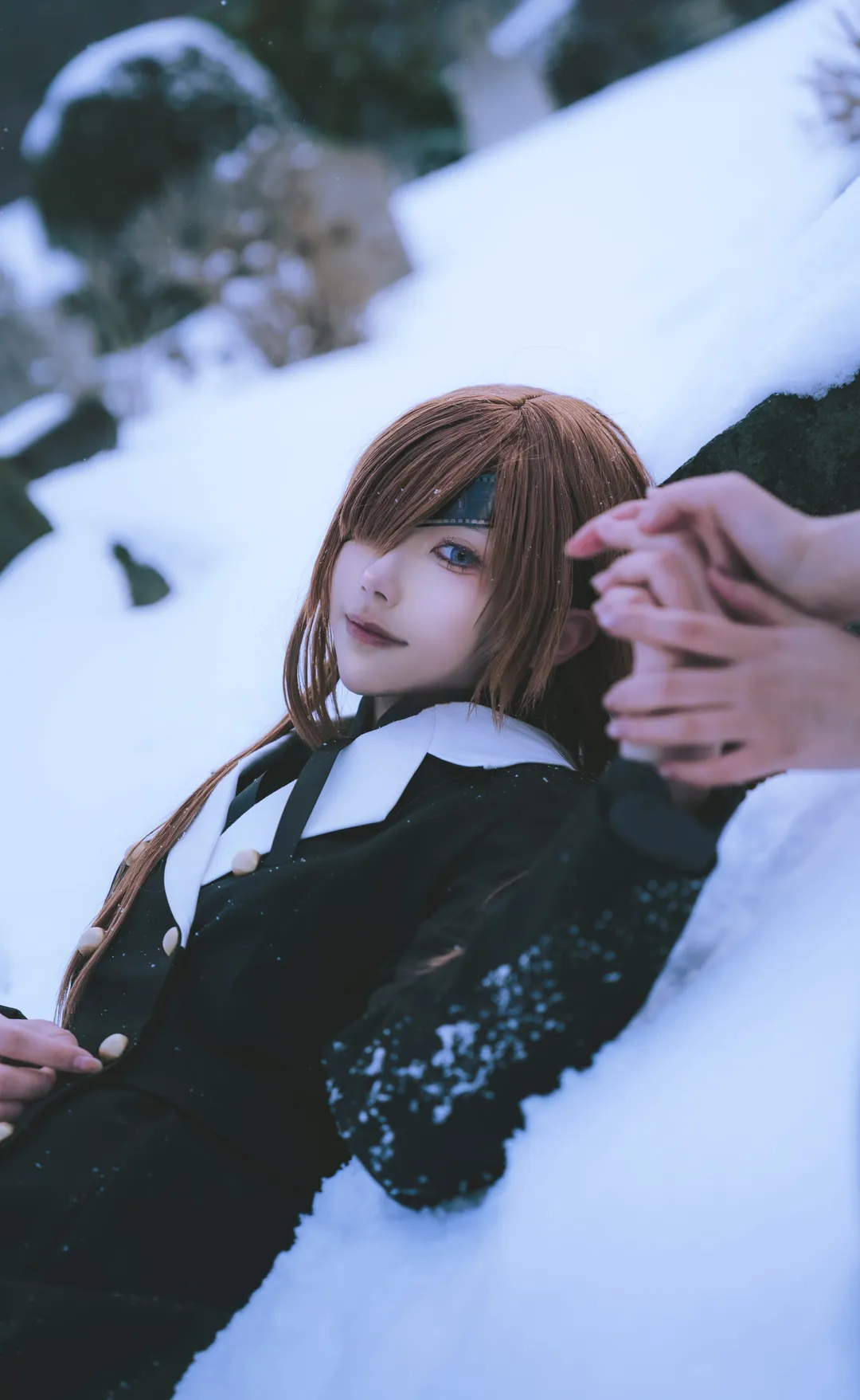 Fate/Grand Order, 雪景cosplay, FGOcos, 奥菲莉亚·法姆索罗涅cos, 冬装摄影 - 第5张