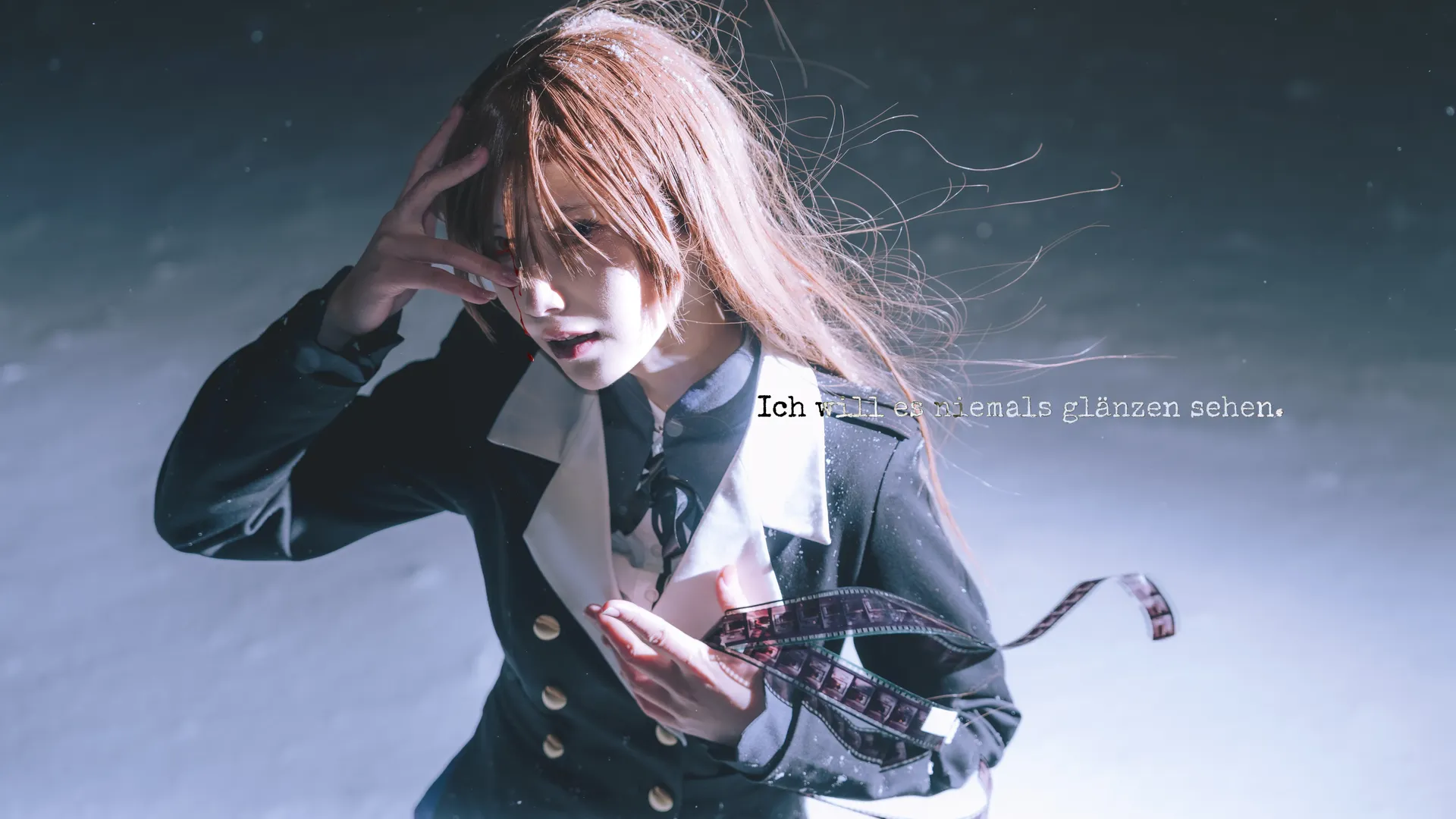 Fate/Grand Order, 雪景外景, 奥菲莉亚cos, 胶片道具, 氛围感Cosplay - 第3张