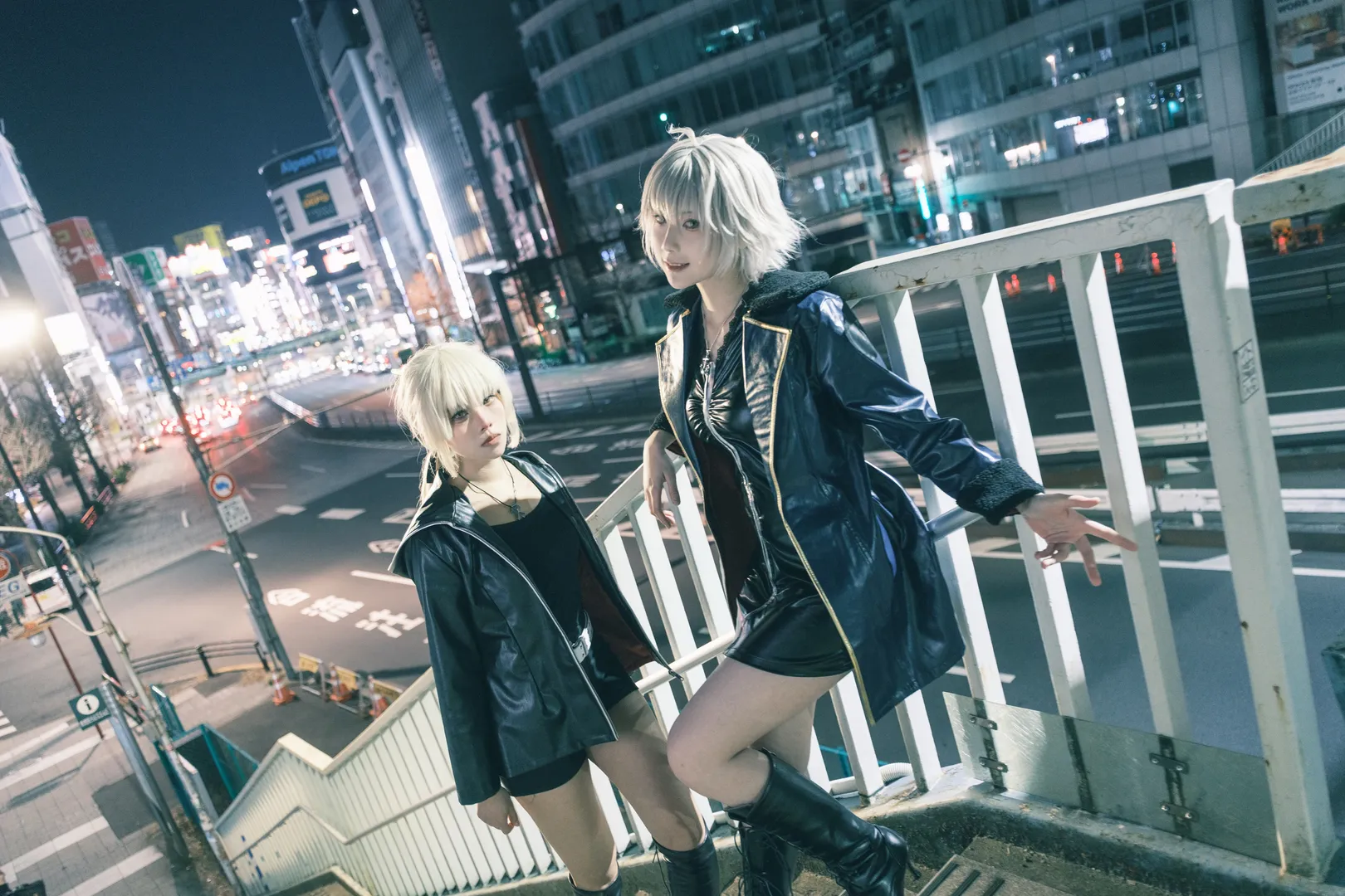 cosplay, FGO, 黑呆cos, 黑贞cos, 新宿夜景 - 第2张