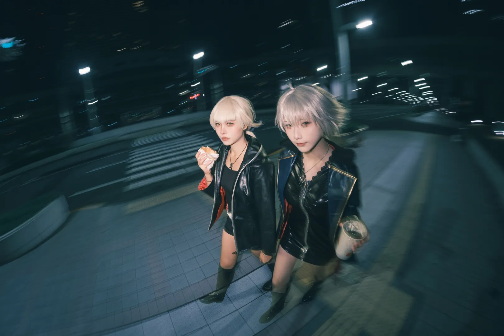 Fate/Grand Order, 角色扮演摄影, 新宿夜景, 阿尔托莉雅·Alter cos, 贞德·Alter cos - 第11张