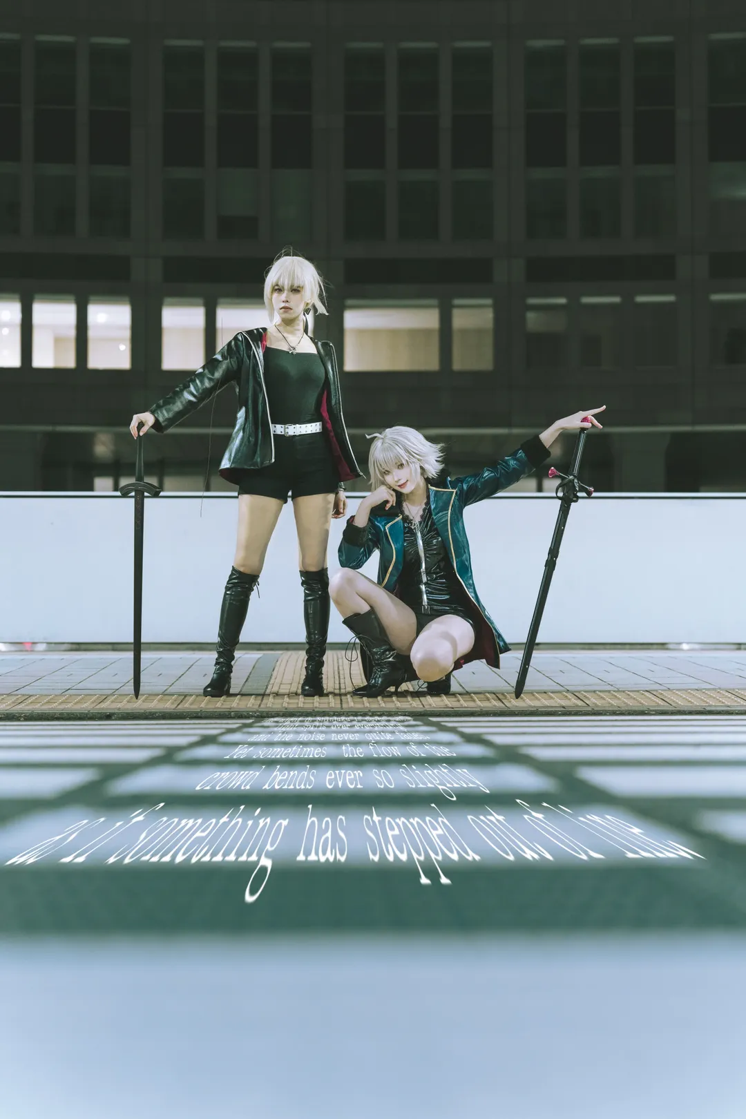 Fate/Grand Order, 角色扮演摄影, 新宿夜景, 阿尔托莉雅·Alter cos, 贞德·Alter cos - 第2张