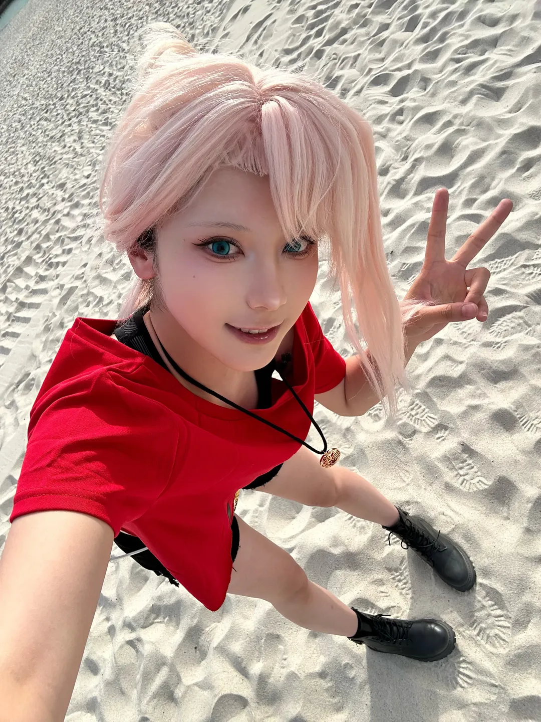 Fate/Grand Order, Cosplay摄影, 宫本武藏cos, 和歌山旅行, 白滨外景 - 第3张