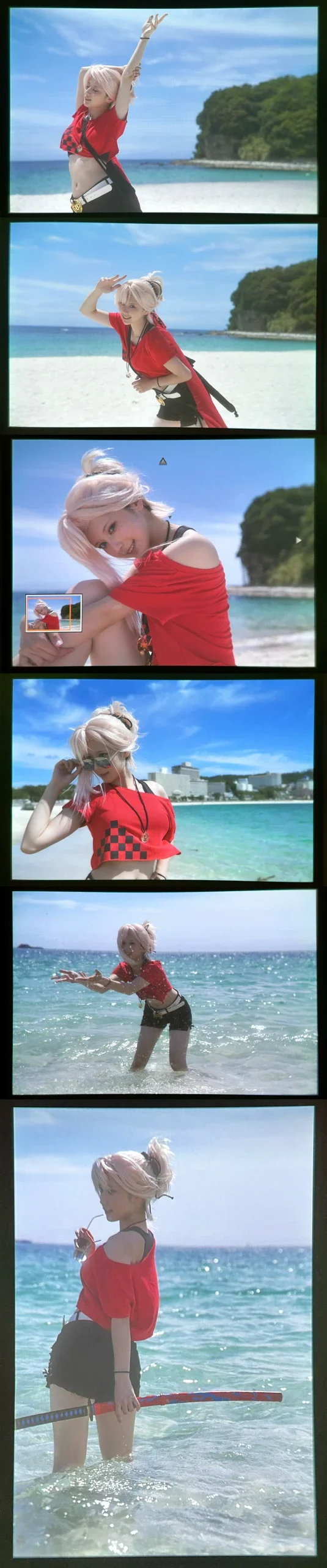Fate/Grand Order, Cosplay摄影, 宫本武藏cos, 和歌山旅行, 白滨外景 - 第7张
