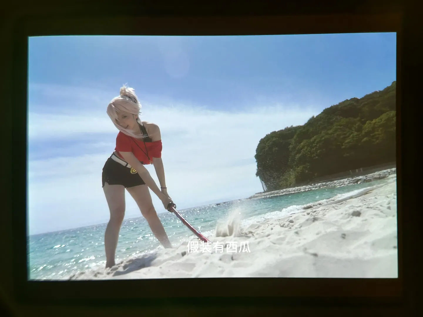 Fate/Grand Order, Cosplay摄影, 宫本武藏cos, 和歌山旅行, 白滨外景 - 第9张