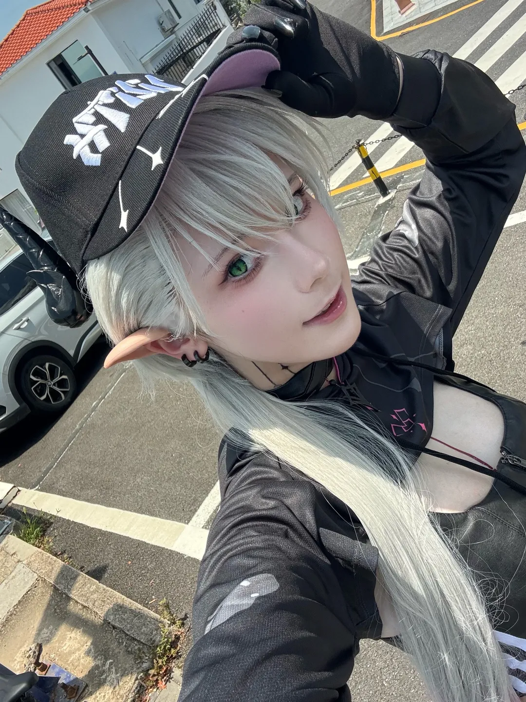 户外写真, FGO, 丝袜cos, 玛修莉莉丝cos, 骑行穿搭 - 第10张