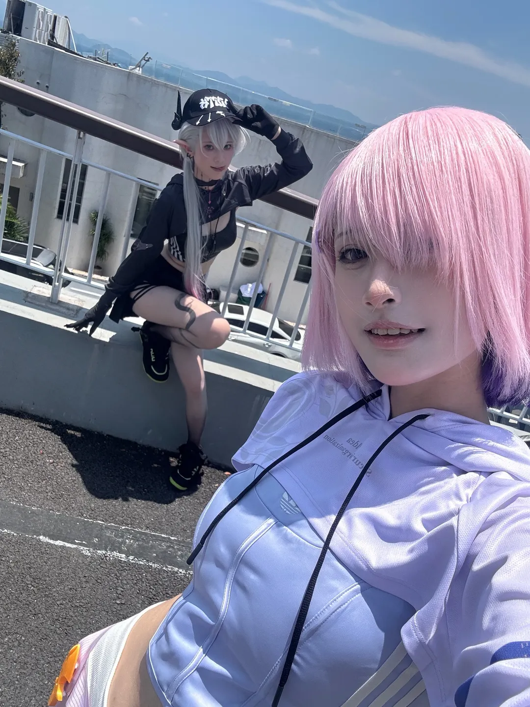 户外写真, FGO, 丝袜cos, 玛修莉莉丝cos, 骑行穿搭 - 第3张