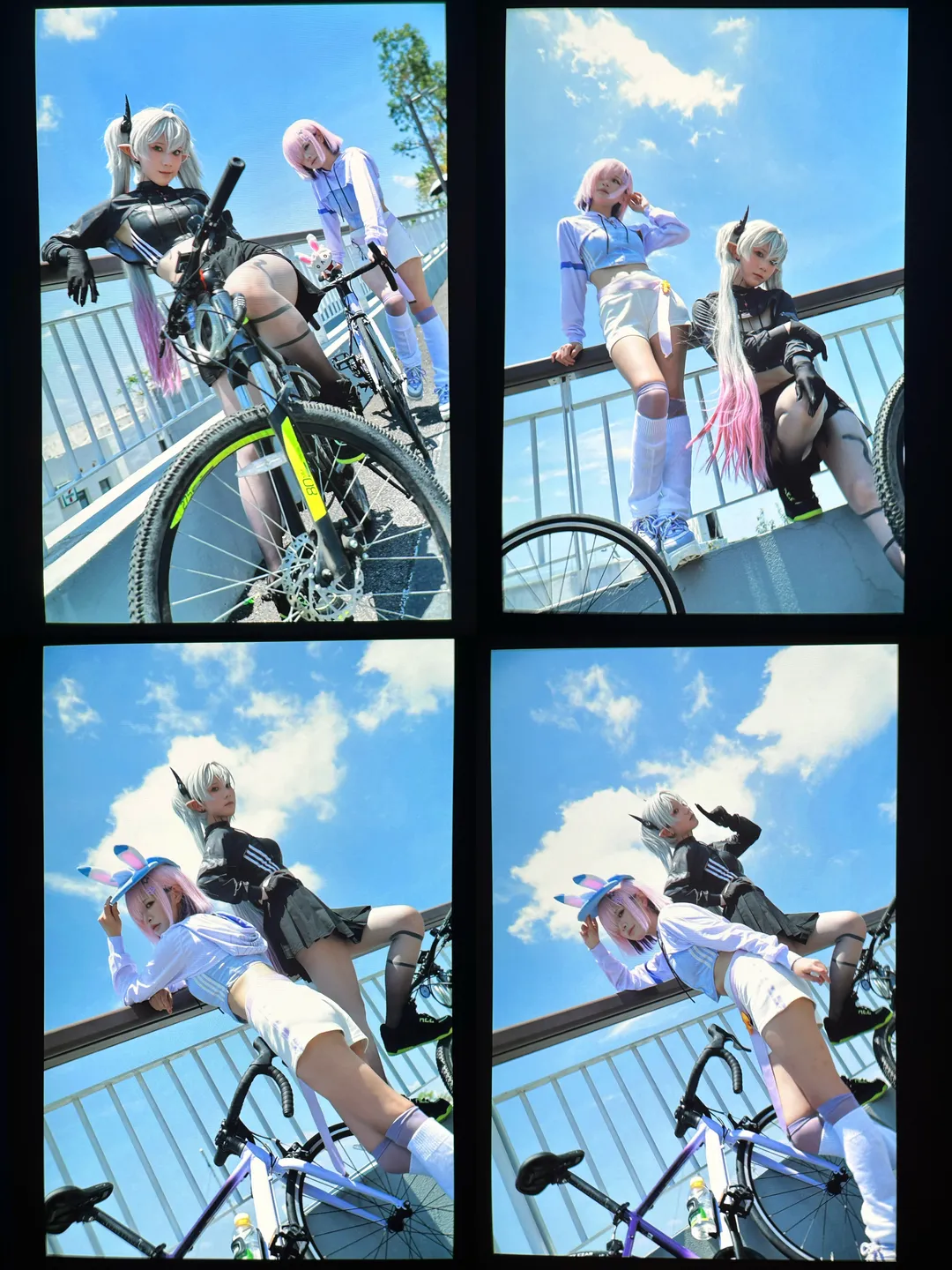 户外写真, FGO, 丝袜cos, 玛修莉莉丝cos, 骑行穿搭 - 第4张