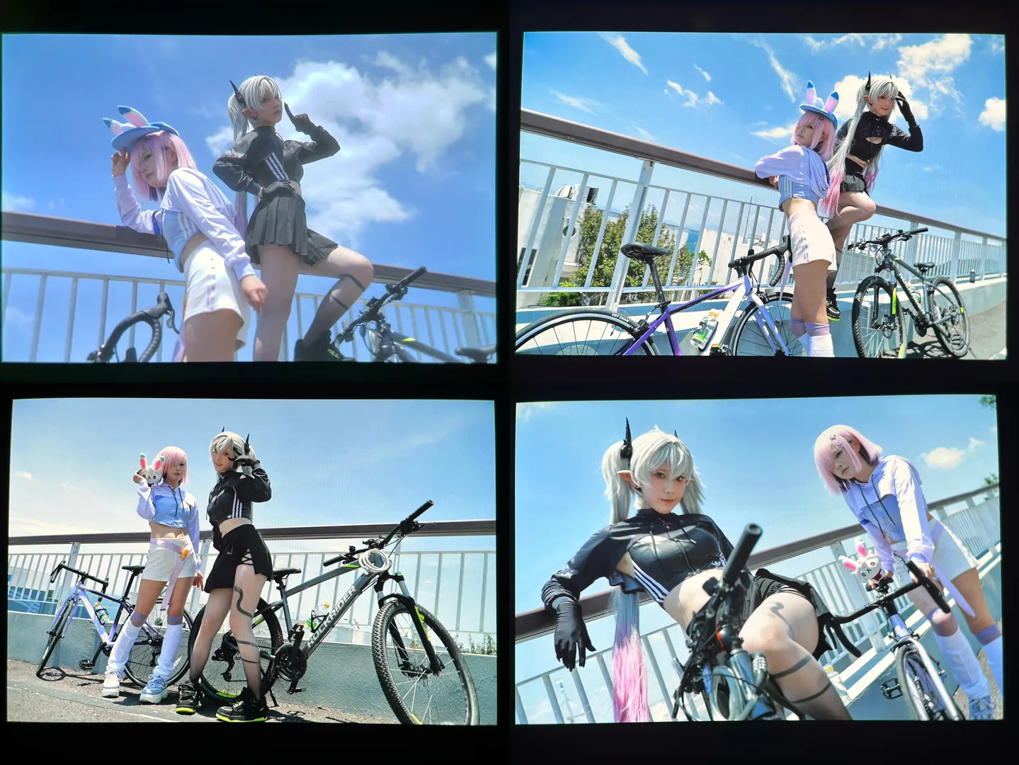 户外写真, FGO, 丝袜cos, 玛修莉莉丝cos, 骑行穿搭 - 第5张