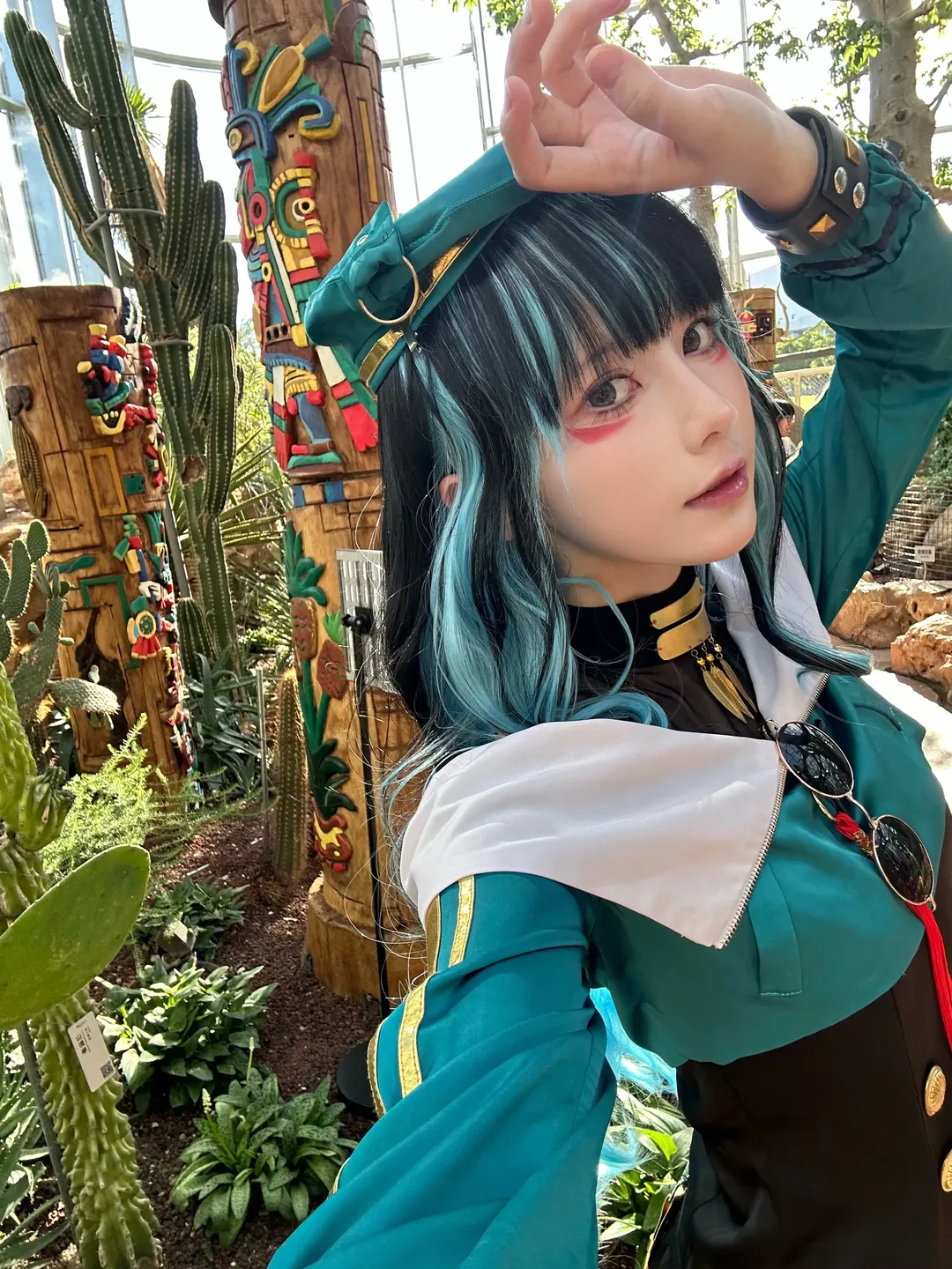 Fate/Grand Order, cosplay摄影, 特拉洛克cos, 植物园出片, 雨神 - 第6张