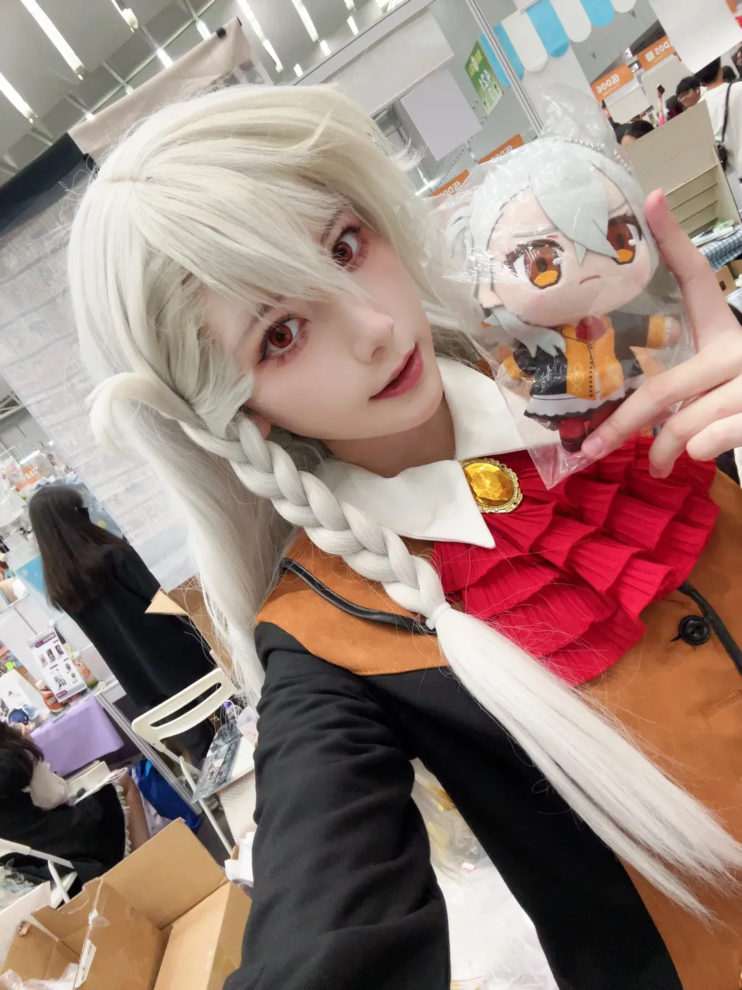 cosplay, 漫展, 银发, CP展, 摆摊