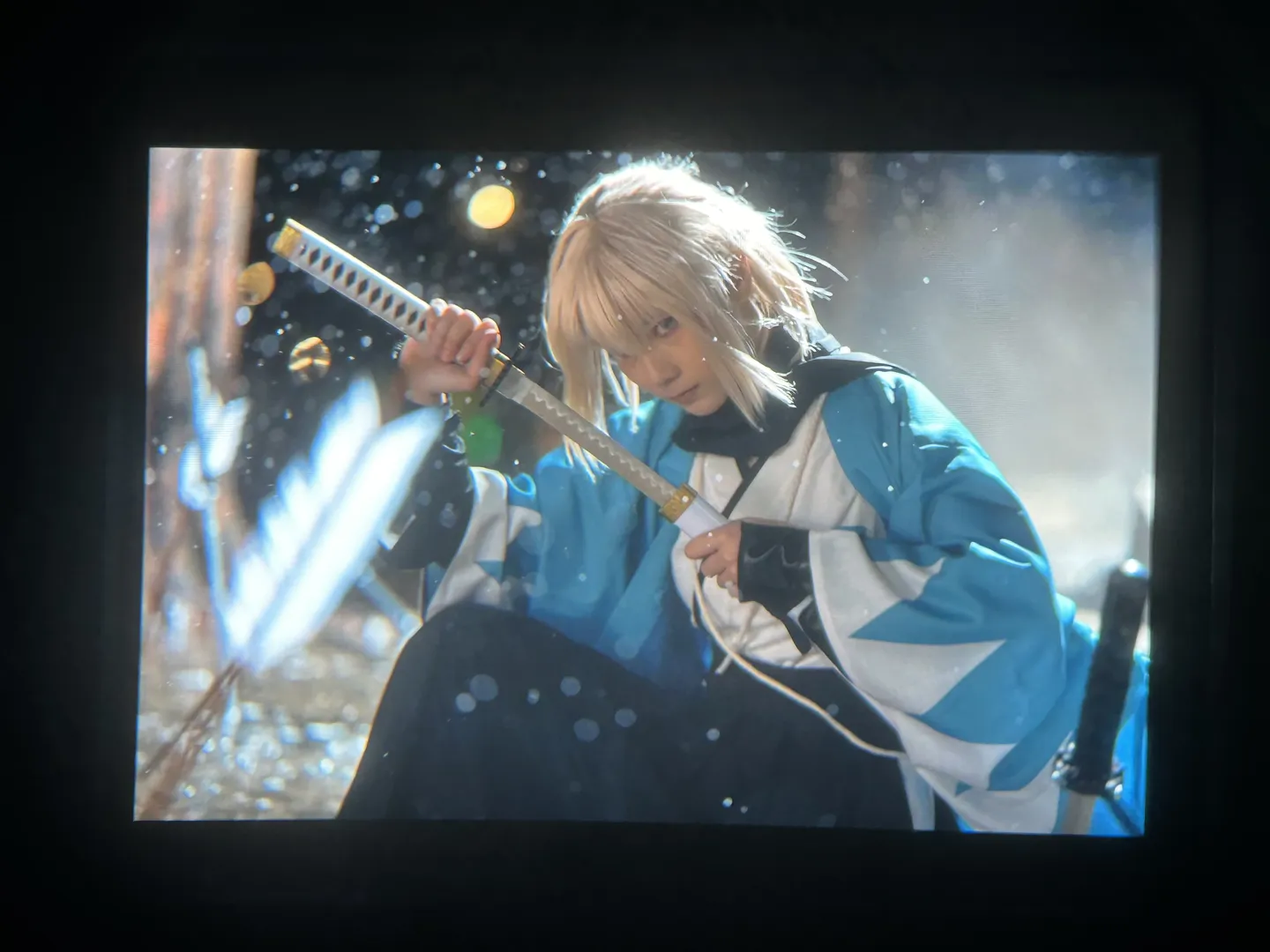 Fate/Grand Order, 沖田総司 コスプレ, 戦闘ダメージメイク, 夜景ロケ, 水辺のセットデザイン - 12枚目