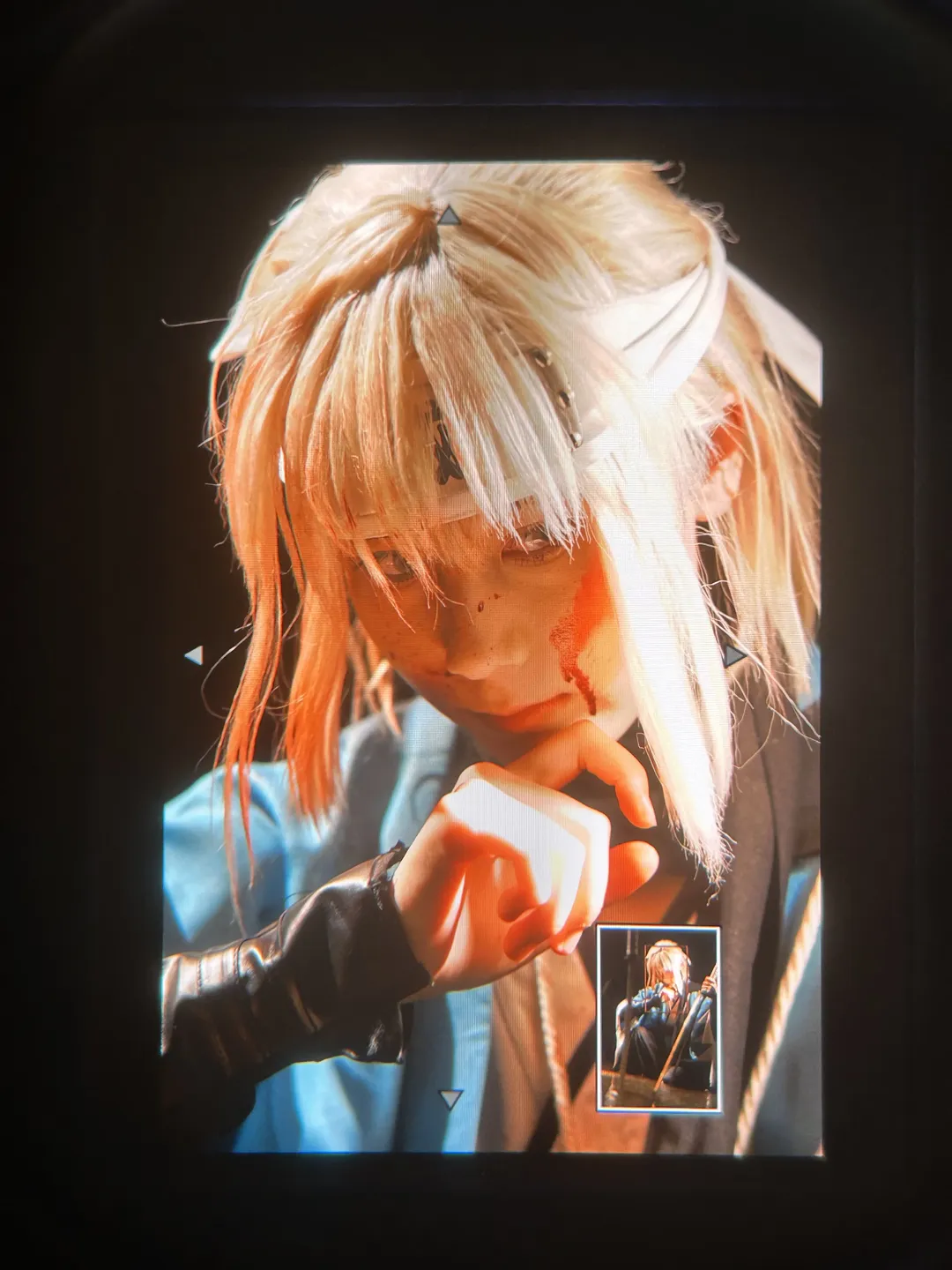 Fate/Grand Order, 沖田総司 コスプレ, 戦闘ダメージメイク, 夜景ロケ, 水辺のセットデザイン - 9枚目