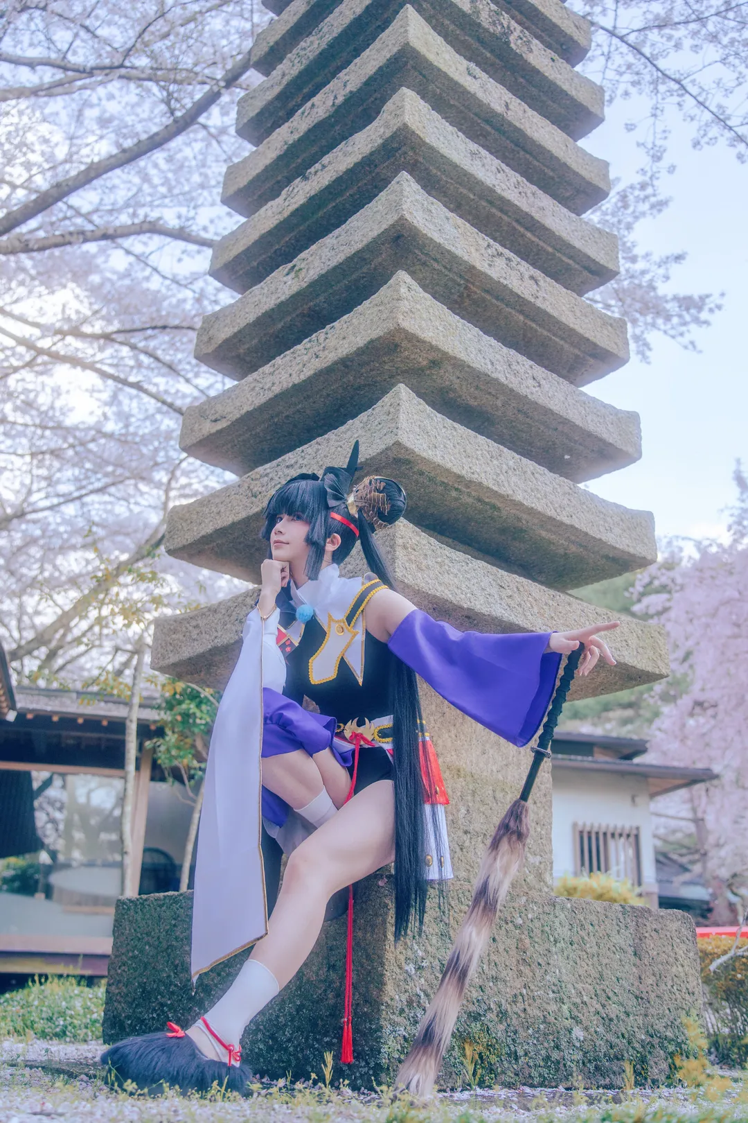 樱花, FGO, 白丝, 牛若丸cos, 京都 - 第10张